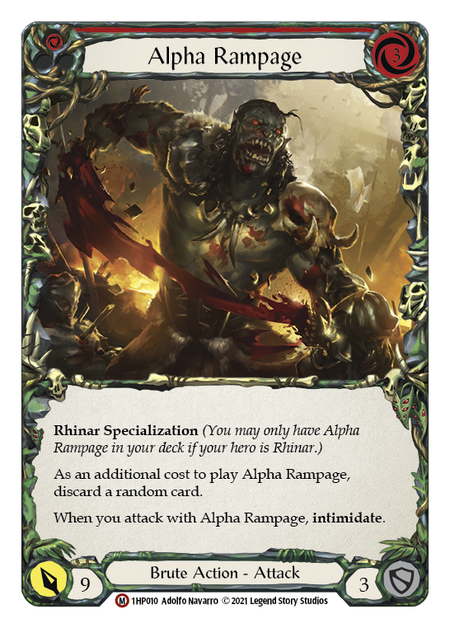 Alpha Rampage [1HP010] Near Mint, History Pack Vol.1, Majestic, 1HP010