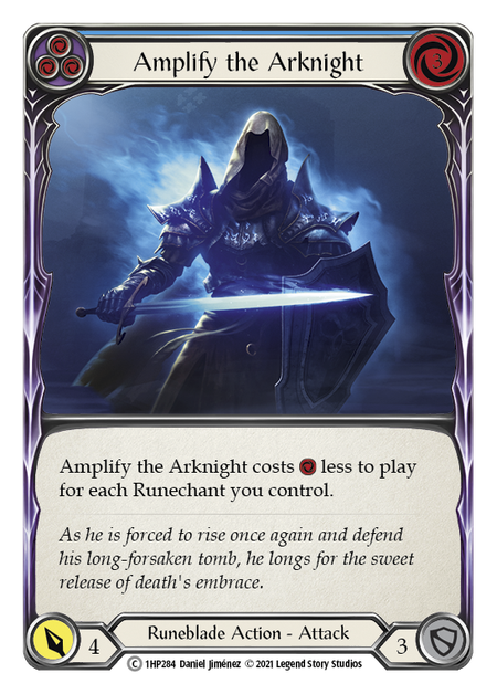 Amplify the Arknight (Blue) [1HP284] Near Mint, History Pack Vol.1, Common, 1HP284