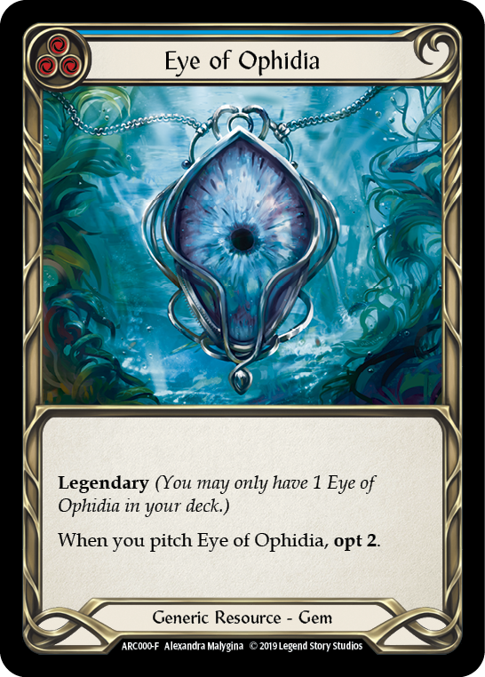 Eye of Ophidia [ARC000] Unlimited Edition Rainbow Foil, Arcane Rising, Fabled, ARC000