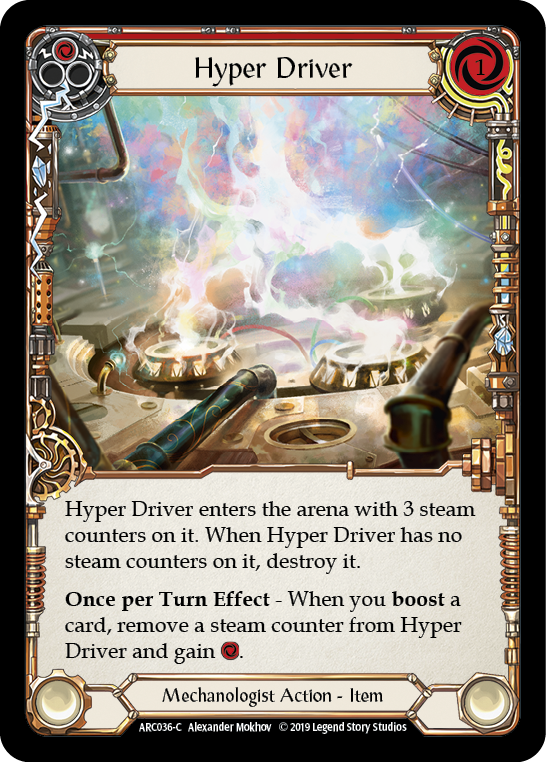 Hyper Driver [ARC036] Unlimited Edition Normal, Arcane Rising, Common, ARC036