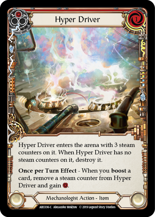 Hyper Driver [ARC036] Unlimited Edition Normal, Arcane Rising, Common, ARC036