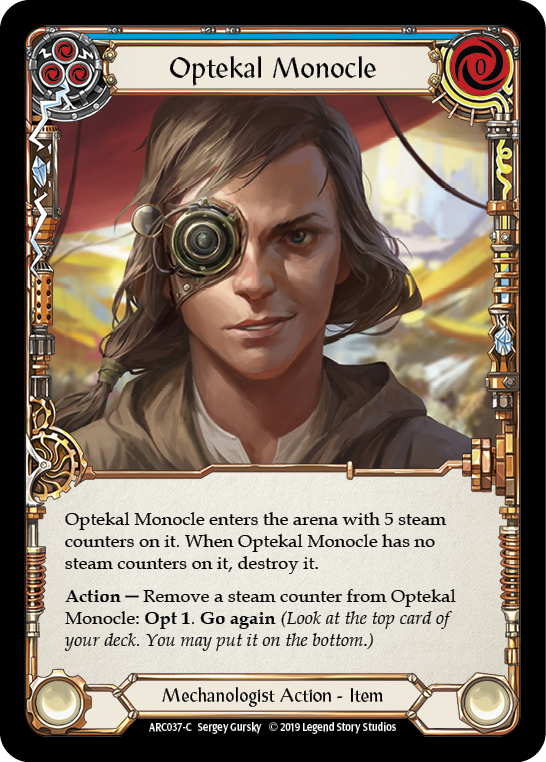 Optekal Monocle [ARC037] Unlimited Edition Normal, Arcane Rising, Common, ARC037