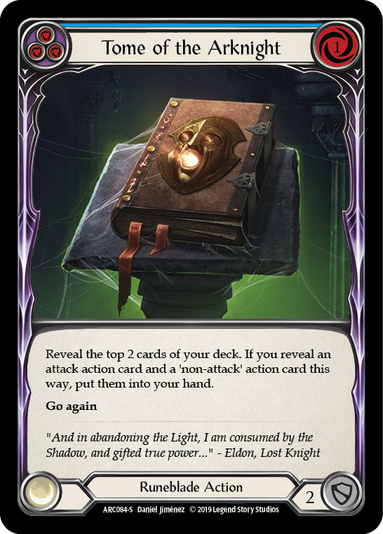 Tome of the Arknight [ARC084] Unlimited Edition Normal, Arcane Rising, Super Rare, ARC084