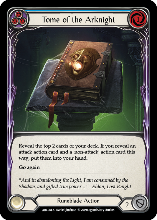 Tome of the Arknight [ARC084] Unlimited Edition Normal, Arcane Rising, Super Rare, ARC084