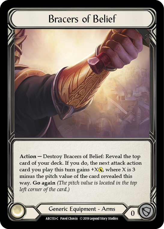 Bracers of Belief [ARC153] 1st Edition Normal, Arcane Rising, Common, ARC153