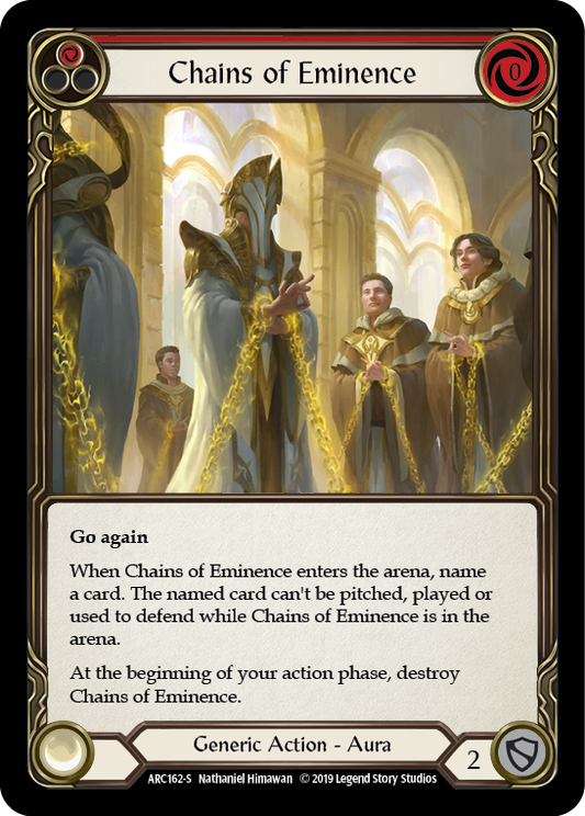 Chains of Eminence [ARC162] Unlimited Edition Rainbow Foil, Arcane Rising, Super Rare, ARC162