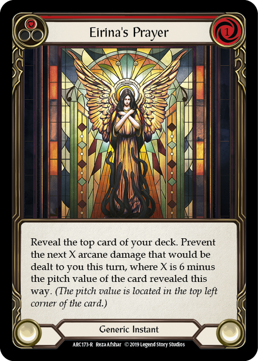 Eirina's Prayer (Red) [ARC173] Unlimited Edition Rainbow Foil, Arcane Rising, Rare, ARC173