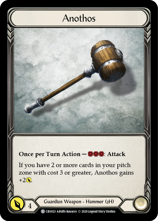 Anothos [CRU023] Unlimited Edition Rainbow Foil, Crucible of War, Common, CRU023