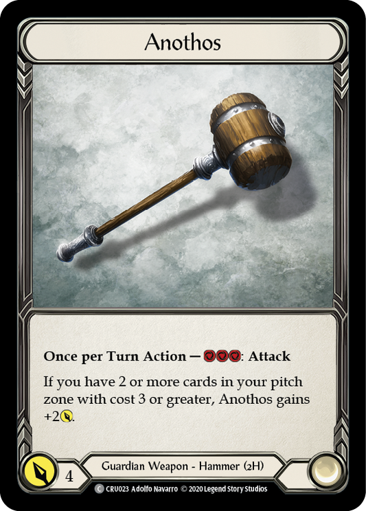 Anothos [CRU023] Unlimited Edition Rainbow Foil, Crucible of War, Common, CRU023