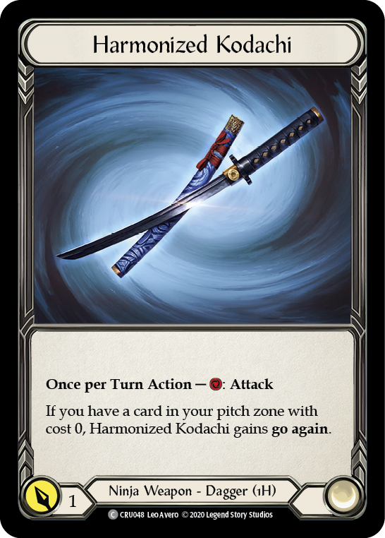 Harmonized Kodachi [CRU048] Unlimited Edition Normal, Crucible of War, Common, CRU048