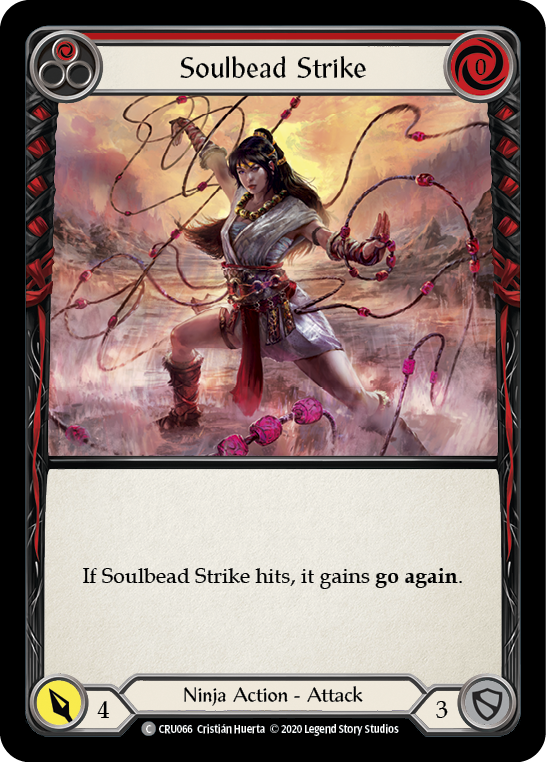 Soulbead Strike (Red) [CRU066] 1st Edition Normal, Crucible of War, Common, CRU066