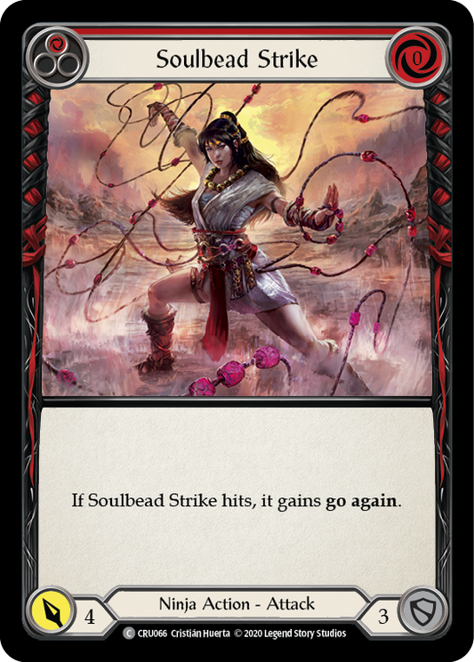 Soulbead Strike (Red) [CRU066] 1st Edition Normal, Crucible of War, Common, CRU066