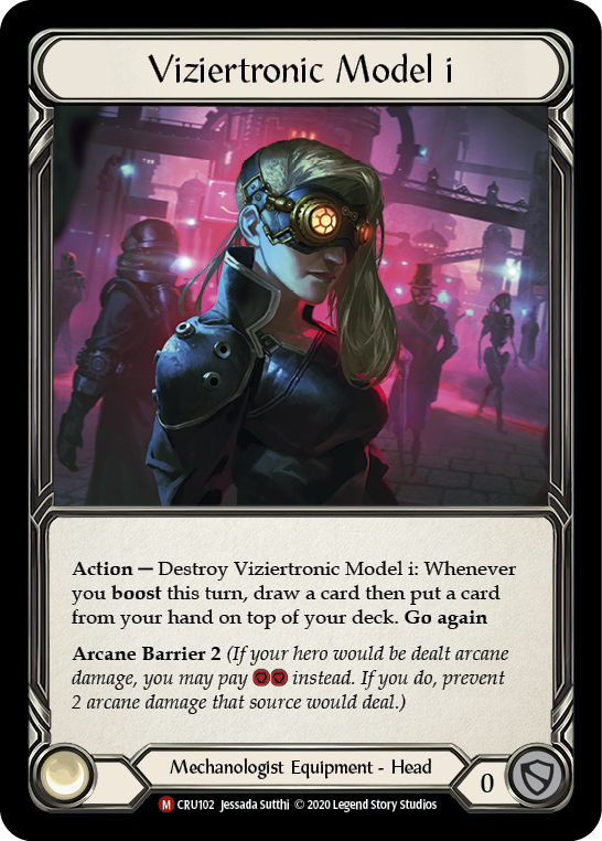 Viziertronic Model i [CRU102] Unlimited Edition Rainbow Foil, Crucible of War, Majestic, CRU102