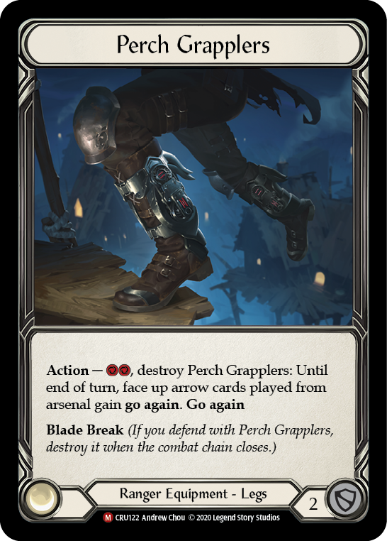 Perch Grapplers [CRU122] Unlimited Edition Rainbow Foil, Crucible of War, Majestic, CRU122