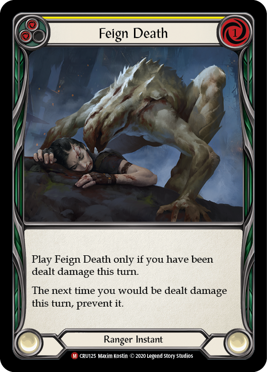 Feign Death [CRU125] Unlimited Edition Rainbow Foil, Crucible of War, Majestic, CRU125