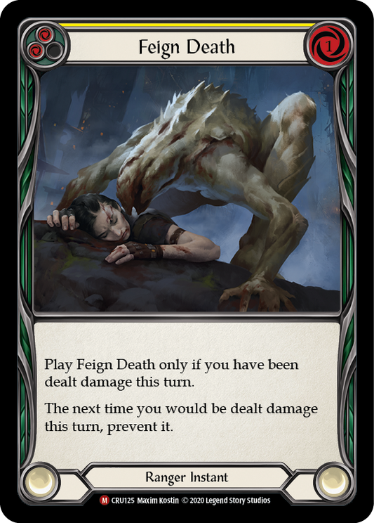 Feign Death [CRU125] 1st Edition Normal, Crucible of War, Majestic, CRU125