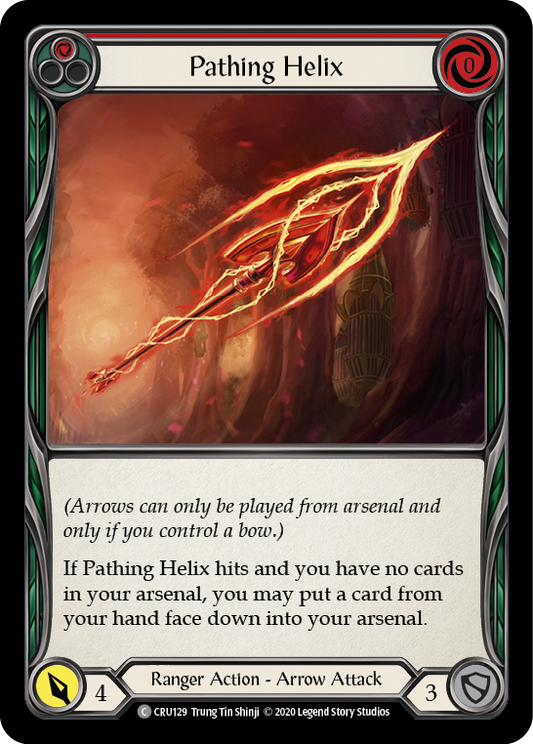 Pathing Helix (Red) [CRU129] Unlimited Edition Rainbow Foil, Crucible of War, Common, CRU129