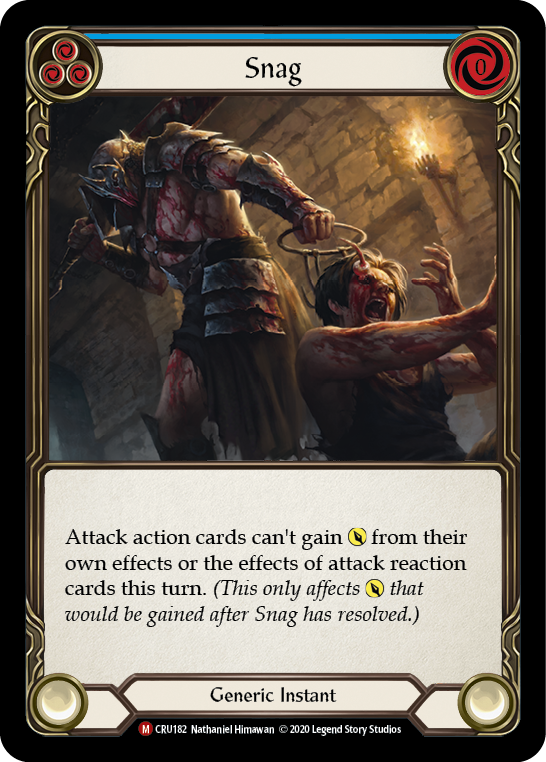 Snag [CRU182] 1st Edition Normal, Crucible of War, Majestic, CRU182