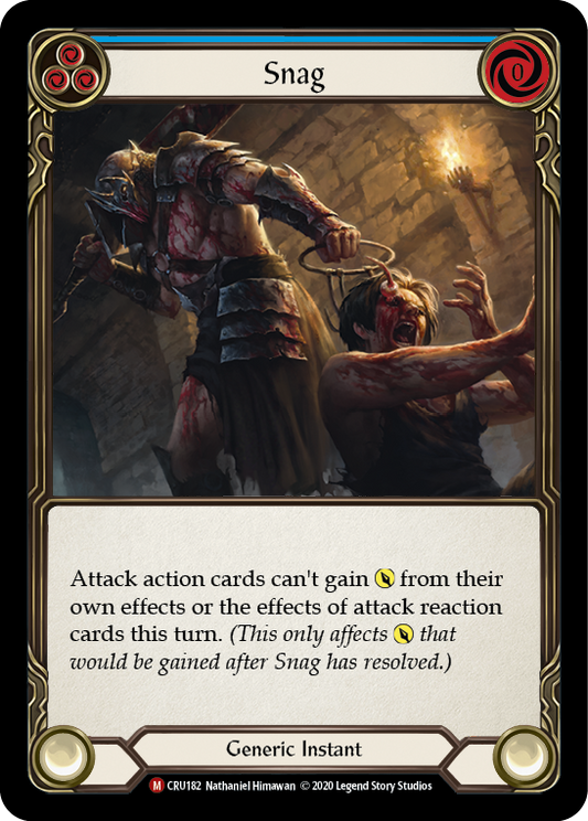 Snag [CRU182] 1st Edition Normal, Crucible of War, Majestic, CRU182