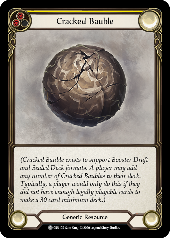 Cracked Bauble [CRU195] Unlimited Edition Rainbow Foil, Crucible of War, Common, CRU195