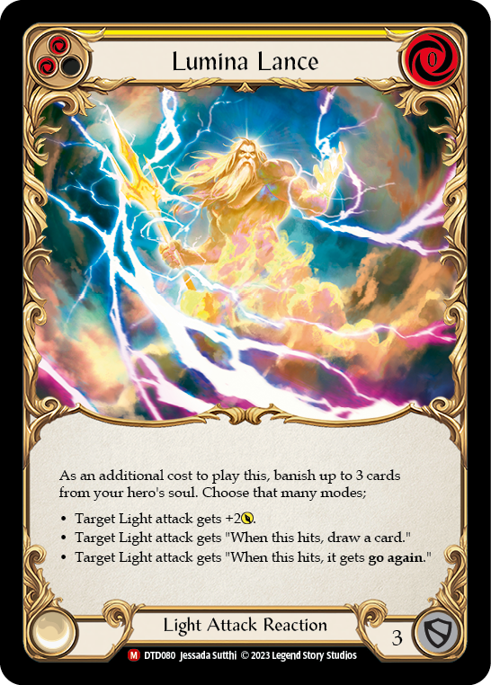 Lumina Lance [DTD080] Rainbow Foil, Dusk till Dawn, Majestic, DTD080