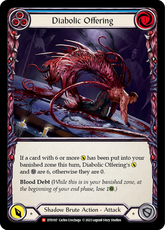 Diabolic Offering [DTD107] Rainbow Foil, Dusk till Dawn, Majestic, DTD107