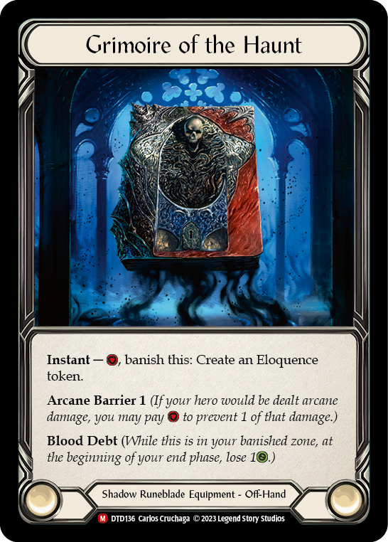 Grimoire of the Haunt [DTD136] Cold Foil, Dusk till Dawn, Majestic, DTD136