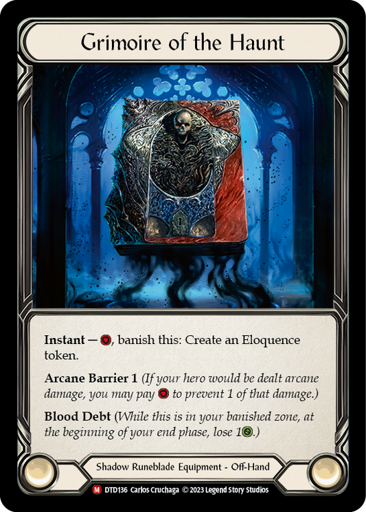 Grimoire of the Haunt [DTD136] Cold Foil, Dusk till Dawn, Majestic, DTD136