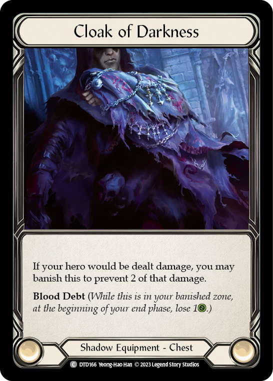 Cloak of Darkness [DTD166] Cold Foil, Dusk till Dawn, Common, DTD166