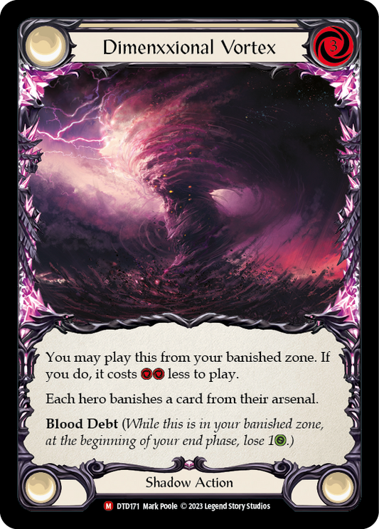 Dimenxxional Vortex [DTD171] Near Mint, Dusk till Dawn, Majestic, DTD171