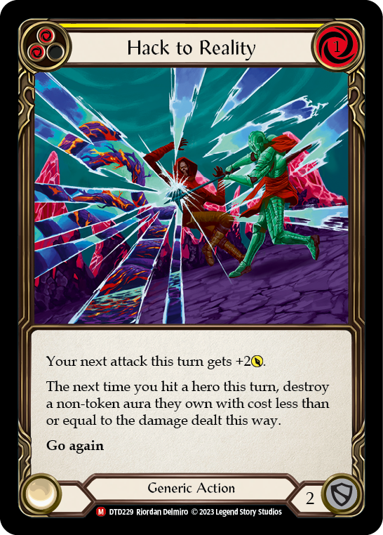 Hack to Reality [DTD229] Rainbow Foil, Dusk till Dawn, Majestic, DTD229