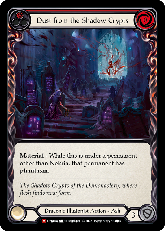 Dust from the Shadow Crypts [DYN004] Rainbow Foil, Dynasty, Majestic, DYN004