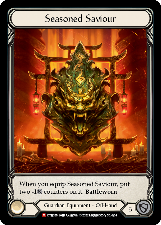 Seasoned Saviour [DYN026] Rainbow Foil, Dynasty, Majestic, DYN026