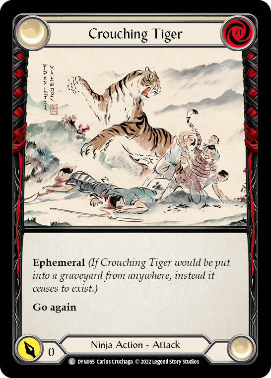 Crouching Tiger [DYN065] Rainbow Foil, Dynasty, Common, DYN065