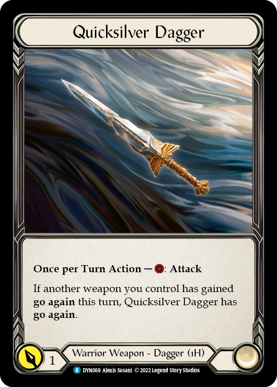 Quicksilver Dagger (DYN069) [DYN069] Rainbow Foil, Dynasty, Rare, DYN069