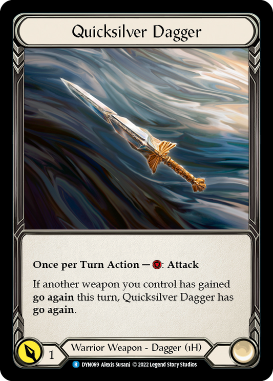 Quicksilver Dagger (DYN069) [DYN069] Cold Foil, Dynasty, Rare, DYN069