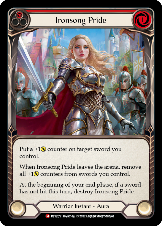 Ironsong Pride [DYN072] Rainbow Foil, Dynasty, Majestic, DYN072