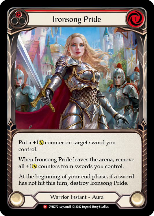 Ironsong Pride [DYN072] Rainbow Foil, Dynasty, Majestic, DYN072