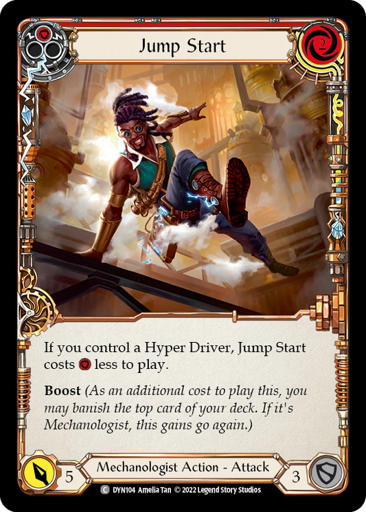 Jump Start (Red) [DYN104] Rainbow Foil, Dynasty, Common, DYN104