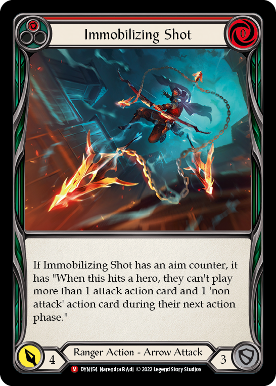 Immobilizing Shot [DYN154] Rainbow Foil, Dynasty, Majestic, DYN154