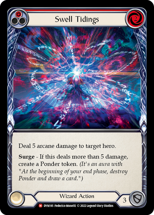 Swell Tidings [DYN195] Rainbow Foil, Dynasty, Majestic, DYN195