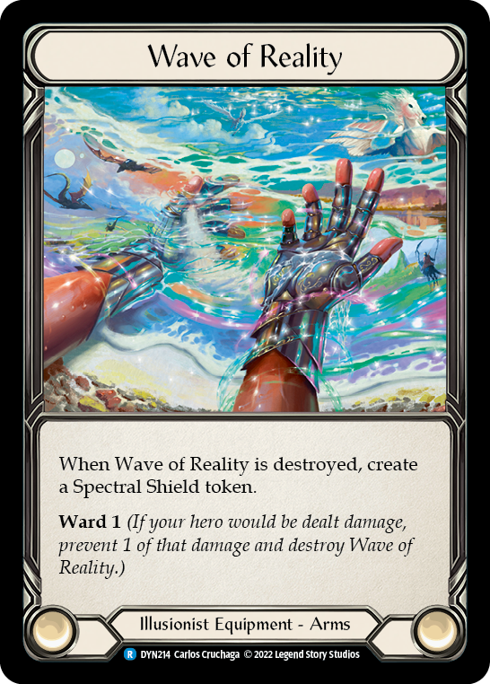 Wave of Reality [DYN214] Cold Foil, Dynasty, Rare, DYN214