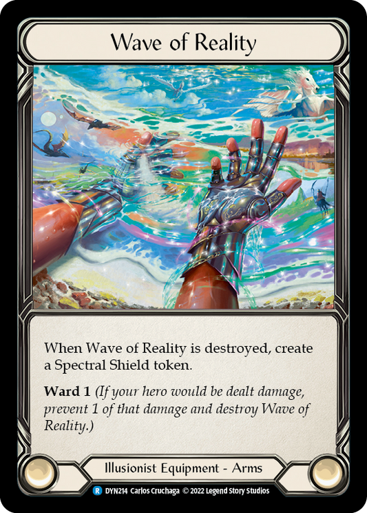 Wave of Reality [DYN214] Cold Foil, Dynasty, Rare, DYN214