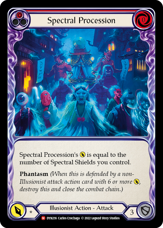 Spectral Procession [DYN216] Rainbow Foil, Dynasty, Majestic, DYN216