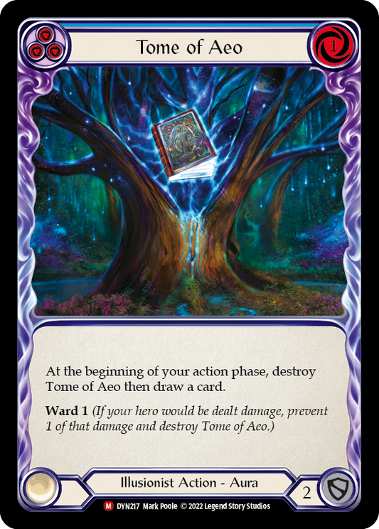 Tome of Aeo [DYN217] Rainbow Foil, Dynasty, Majestic, DYN217