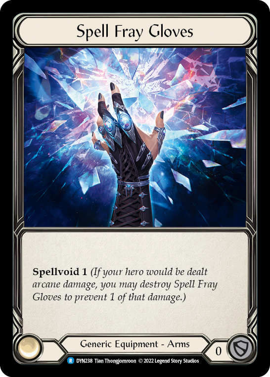 Spell Fray Gloves [DYN238] Cold Foil, Dynasty, Rare, DYN238