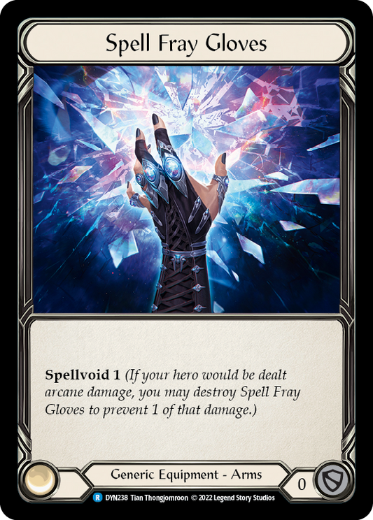 Spell Fray Gloves [DYN238] Cold Foil, Dynasty, Rare, DYN238