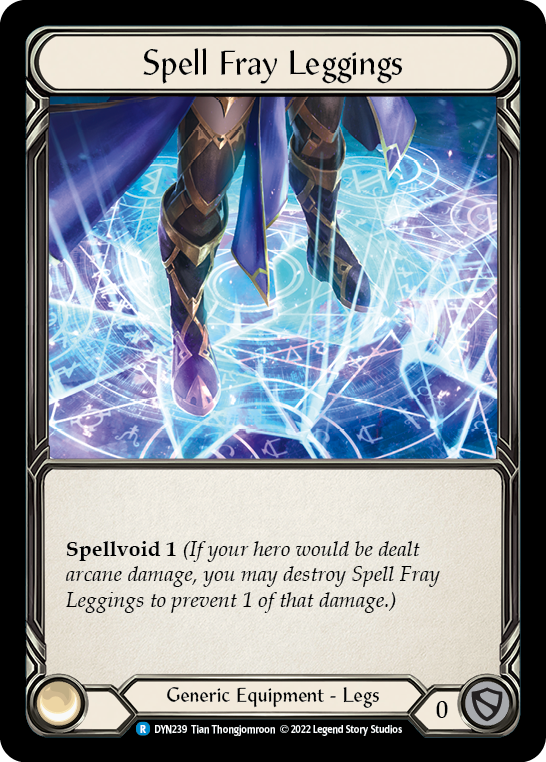 Spell Fray Leggings [DYN239] Rainbow Foil, Dynasty, Rare, DYN239