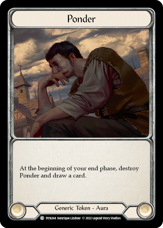 Ponder [DYN244] Rainbow Foil, Dynasty, Common, DYN244