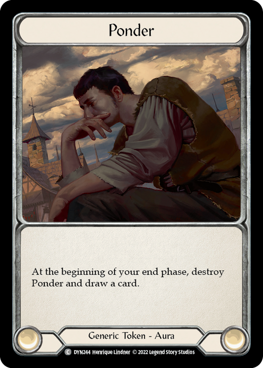 Ponder [DYN244] Rainbow Foil, Dynasty, Common, DYN244